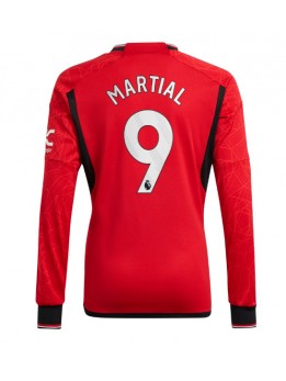 Manchester United Anthony Martial #9 Domaci Dres 2023-24 Dugim Rukavima